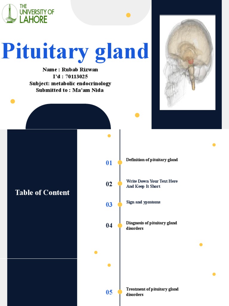 pituitary Gland | PDF | Growth Hormone | Adenoma