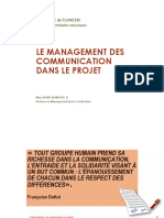 Chap06 - 2022 - Le Management Des Communication Dans Le Projet