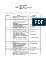 Acctg 324N Mock Test MATCHING TYPE