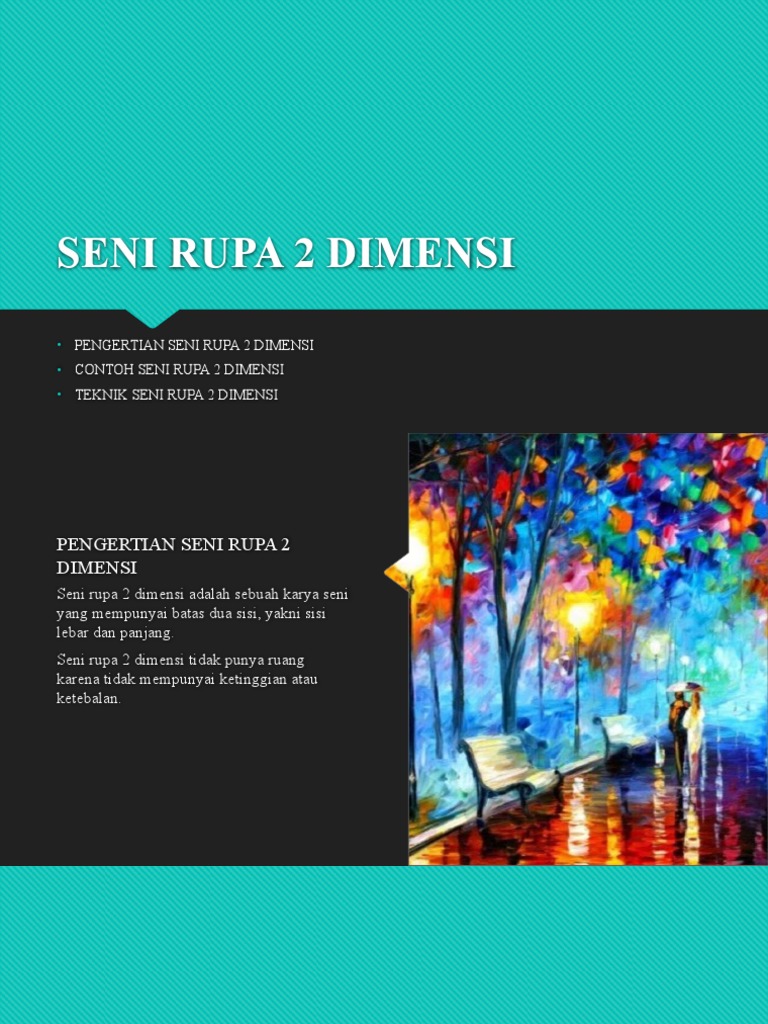 Pengertian dan Contoh Seni Rupa 2D | PDF