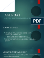 Agenda I: Individu Kesiap-Siagaan Bela Negara