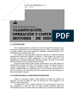 Clasificación, Operación Y Control de Motores de Inducción