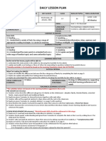 Daily Lesson Plan: Friendly Reminder: L.Os Should Be Based On The Learning Standards Stated. Not ACTIVITIES