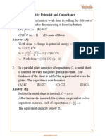 NEET Electric Potential and Capacitance Important Questions