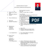 Template Daftar Riwayat Hidup CV Kpu Kab Cianjur