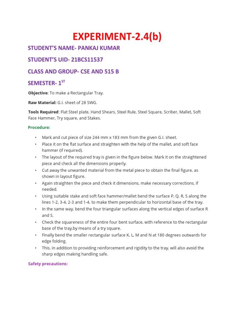 Experiment 2.4b Bablu Yadav (WORKSHOP) | PDF