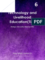 Technology and Livelihood Education (TLE) : Strategic Intervention Material (SIM)