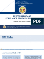 Performance and Compliance Review of Assessors - Presentation Slides