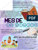 Afiche Del Mes de La Biblia