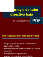 Hemorragia de Tubo Digestivo Bajo