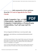 Apple Computer, Inc., A California Corporation, Appellant, v. Franklin Computer Corporation, A Pennsylvania Corporation, 714 F.2d 1240 (3d Cir. 1983)