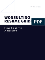 How To Write Your Reusme