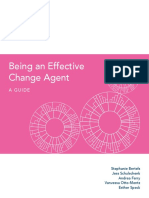 Being An Effective Change Agent: A Guide