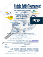 Buffalo Paddle Battle Beach Tennis Entry Form 7-1-11
