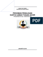 Pedoman Tugas Akhir FTSP