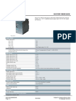 Data Sheet 6AG1305-1BA80-2AA0: Supply Voltage