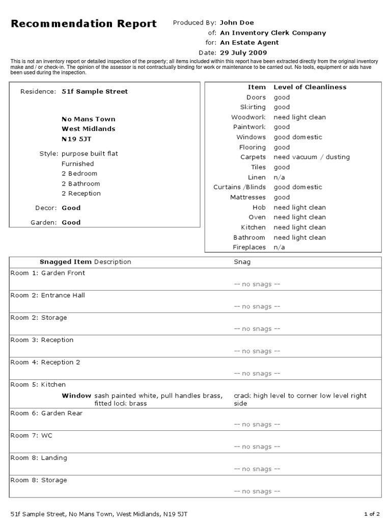 Building Snagging List Template PDF Room Bathroom