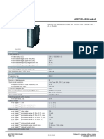 Data Sheet 6ES7322-1FF01-0AA0: Supply Voltage