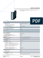 Data Sheet 6ES7322-1CF00-0AA0: Supply Voltage