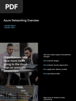 Azure Networking Pitch Deck