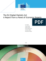 The EU Digital Markets Act. A Report From A Panel of Economic Experts