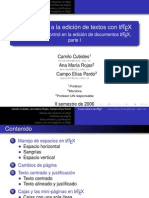 Curso Latex - Comanod de Espacios