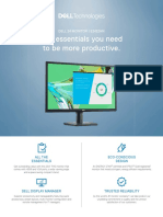 The Essentials You Need To Be More Productive.: Dell 24 Monitor - E2422Hn