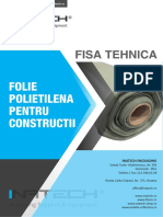 Fisa Tehnica Folie Constructii