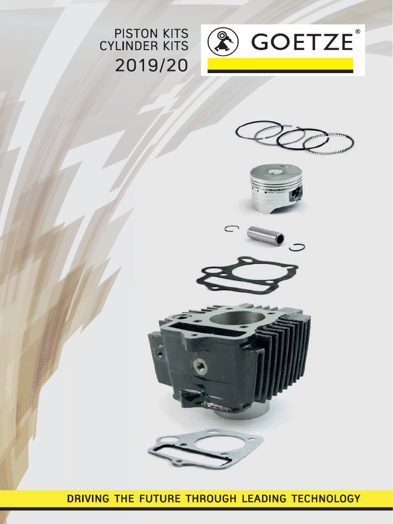 Goetze Piston and Cylinder Kit Specs | PDF | Piston | Internal ...