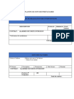 Planing de Suivi Des Prestataires