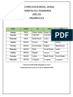 Sa1 Schedule 2021 22