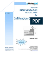 Guidelines For Infiltration Galleries