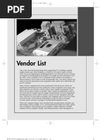 Vendor List [PDF Library]
