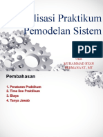 Sosialisasi Praktikum Pemodelan Sistem