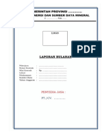 Cover Laporan Bulanan