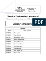 Chemical Engineering Laboratory I
