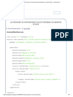 25 Program To Demonstrate SQLite Database in Android Studio - Coding Atharva