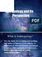 Antropology and Its Perspective