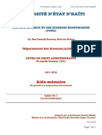 Aide-Mémoire - FDSE - Cahier No 1