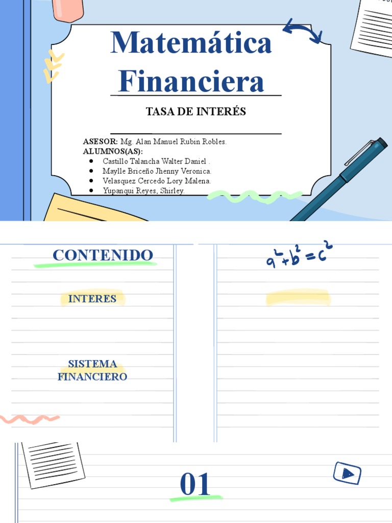 Tasa de Interés y Sistema Financiero en Perú | PDF | Interés | Tasas de ...