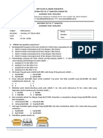 Soal PTS MTK - Maret 2022