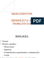 Bioelementos Biomoleculas Ivorganicas