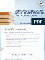 Akuntansi Untuk Valuta Asing Transaksi Dalam Mata Uang Asing