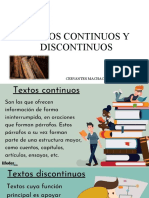 Textos Continuos y Discontinuos