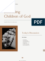Becoming Children of God: A Guide For Those Who Seek Purpose