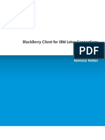 Blackberry Client For IBM Lotus Connections Release Notes 1025326 0729024621 001 2.5 US