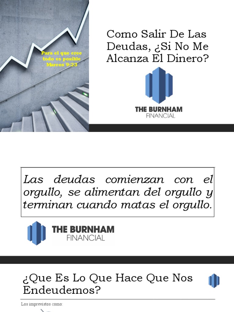 Como Salir de Las Deudas, Sino Me Alcanza El Dinero | PDF | Deuda | Crédito