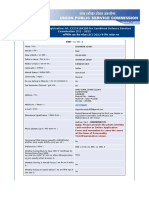 UPSC - Candidate's Application Details (Registration-Id - 12231184309)