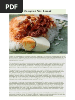 Malaysian Nasi Lemak