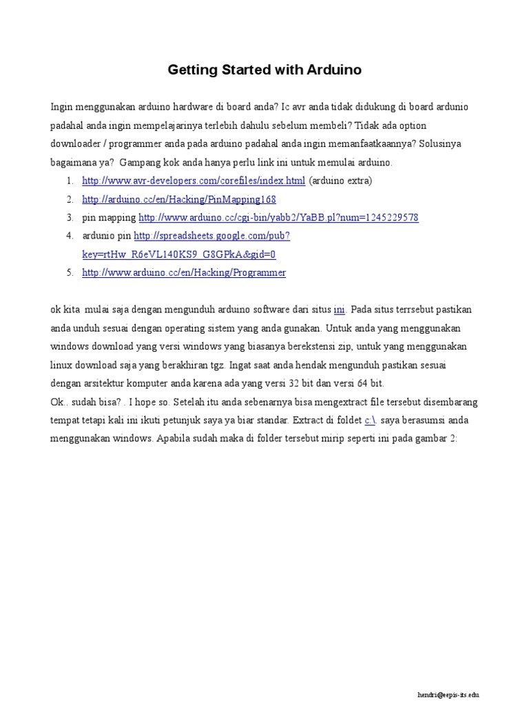 GettingStartedArduino 1 | PDF